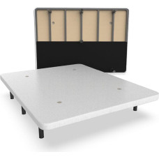 Nalui - Padded Base 120 x 180 cm Stainless Steel with 7 Feet Height 25 cm, High Stability with 5 Crossbars, Breathable 3D Fabric and 4 Ventilation Valves, White