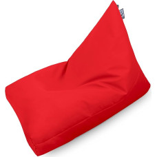 Happers Pyramid Bean Bag XL Faux Leather Red Interior