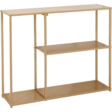 Console Sofa Table, Narrow Console Table, Living Room Side Table, Metal Display, Long Table, Console Tables, Multilayer Storage Rack with Storage Space for Nail Salons, Hotels