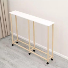 Schmaler Konsolen-Sofatisch for Wohnzimmer, industrieller Eingangstisch for Flur, Eingangsbereich, Büro, Korridor, Couchtisch hinter dem Sofa, einfache Montage ( Size : 120x20x91.5cm/47.2x7.8x36in )
