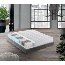 Morfeo Pocket Spring Mattress for Single Bed, Height 23 cm, Seven Sleeping Areas, Removable and Washable Cover 160 x 200 cm