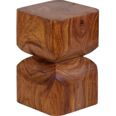 FineBuy Coffee Table Solid Wood Sheesham Side Table 30 x 30 cm