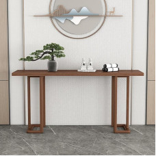 Entrance Console Table Wooden Entrance Table Accent Behind Couch Sofa Console with Storage Rustic Entrance Table for Hallway Living Room Easy to Assemble (120cm