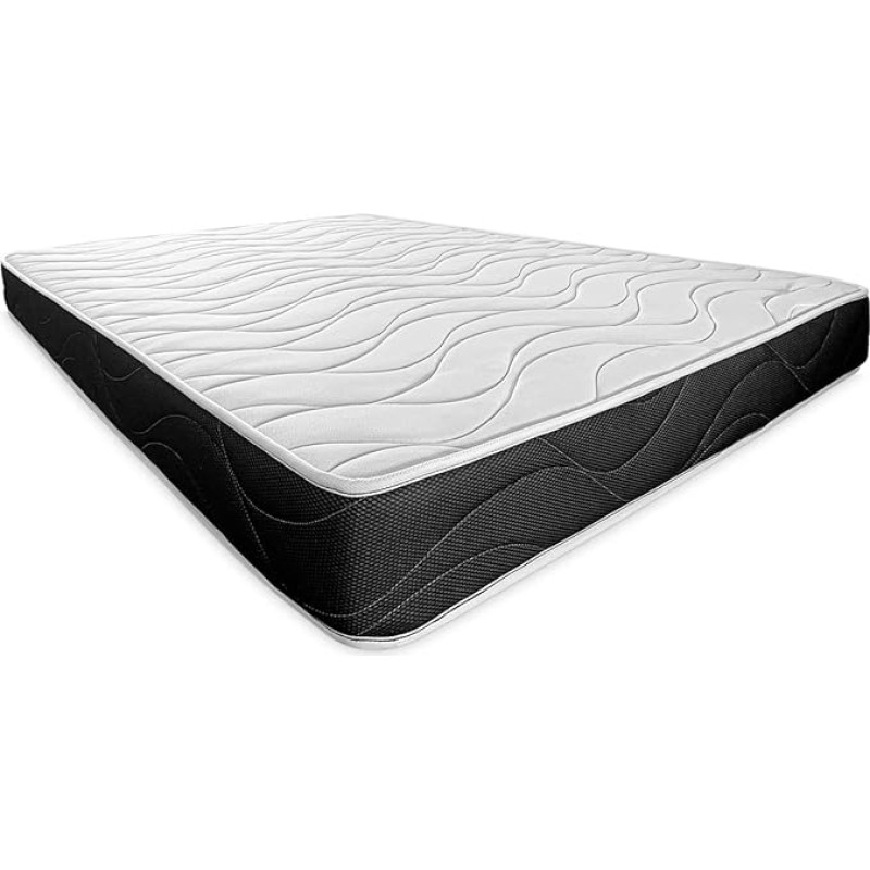 Somnia Bombay Viscoelastic Reversible Mattress 120 x 200 cm (Winter Summer Side), Thickness 20 cm, Mite-Resistant, Antibacterial and Hypoallergenic