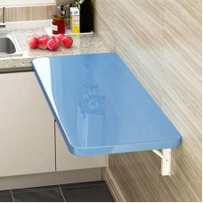 Heavy Duty Wall Mounted Folding Table with Bracket - Space-Saving Design for Laundry Room Kitchen Home Bar & Office - Versatile Multifunctional Dining & Work Table