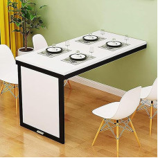 Space-Saving Wall Mounted Folding Dining Table Modern Kitchen & Home Office Desk 31.5