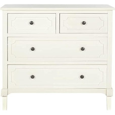 SAFAVIEH Modern Wooden Console with Storage, White, 80 x 35 x 75 cm