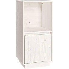 vidaXL Sideboard Chest of Drawers Sideboard Side Cabinet Multi-Purpose Cabinet Standing Cabinet Living Room Hallway White 38 x 35 x 80 cm Solid Pine Wood