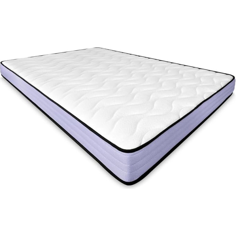 Somnia Visco Junior Reversible Viscoelastic Mattress 80 x 200 cm, Ideal for Trundle Beds and Children's Rooms