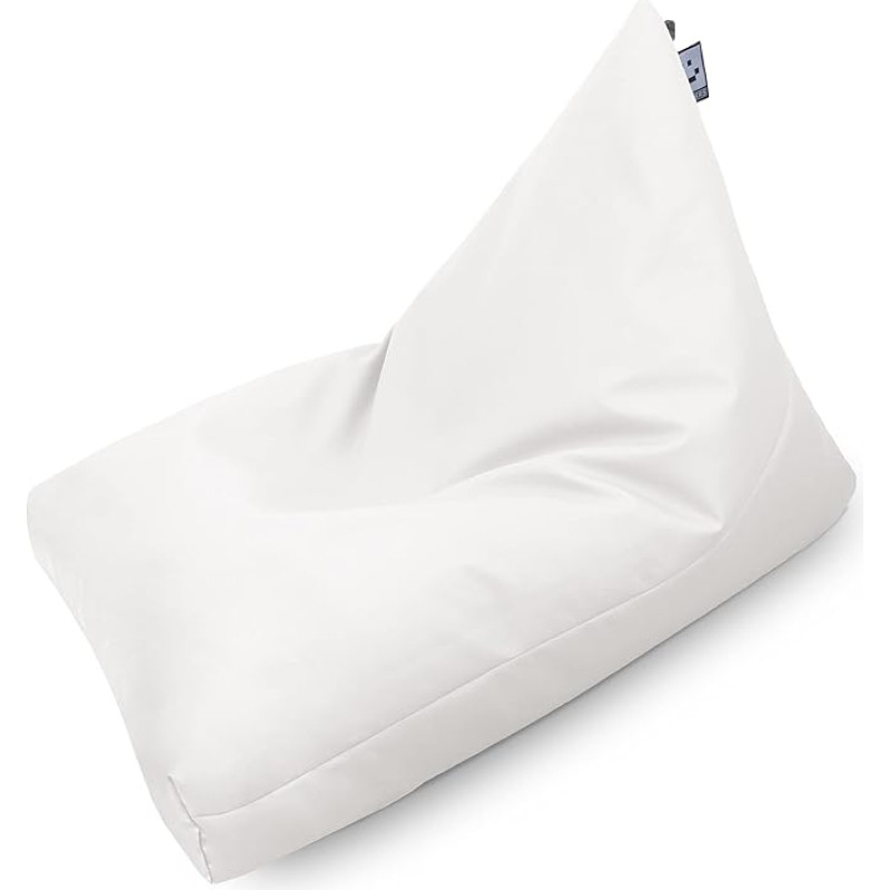 HAPPERS Puff Pyramide XL Leatherette Indoor White