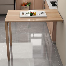 NZBZTUKUWP 75 cm Starker, Klappbarer Wandtisch, Multifunktionaler Klapptisch Zum Aufhängen, In Vier Farben Erhältlich(Natural Wood Colour)