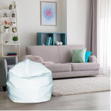 Dmora Elegant Bean Bag White Colour 65 x 50 x 65 cm