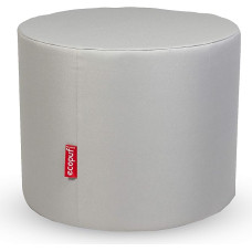 Ecopuf Bean Bag Foot Rest Roller Made of Polyester for Outdoor and Indoor Use, Round, Padded