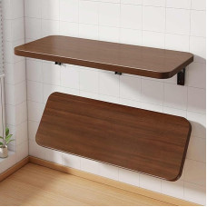 An der Wand montierter Klappschreibtisch für kleine Räume, vielseitige schwebende Arbeitstischbank, platzsparende Lösung für das Homeoffice und die Waschküche, 30 x 120 cm (12 x 47 Zoll)