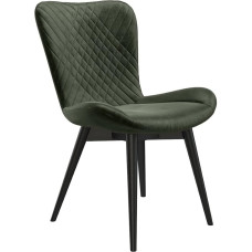 HOMELIV. Pepper Shell Chair, 58 x 67 x 88 cm, in Olive, 120 kg Maximum Load Capacity, Cosy Dining Room Chair with High Seating Comfort, An Eye-Catcher for Your Living Area