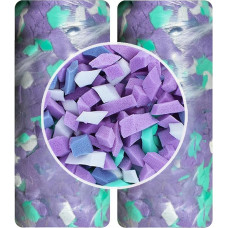 cuculemon Shredded Memory Foam Bean Bag Filling, Premium Quality Bean Bag Filling, Comfortable Bean Bags for Bean Bags, Various Cushions, Sofa Cushions, Multicoloured Bed