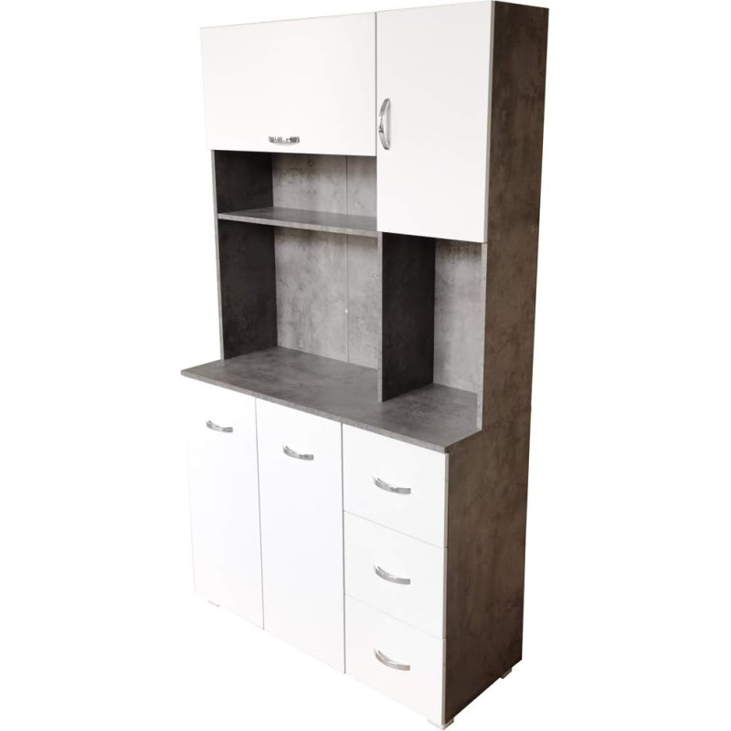 HTI-Line Blanca kitchen cabinet Buffet Concrete White