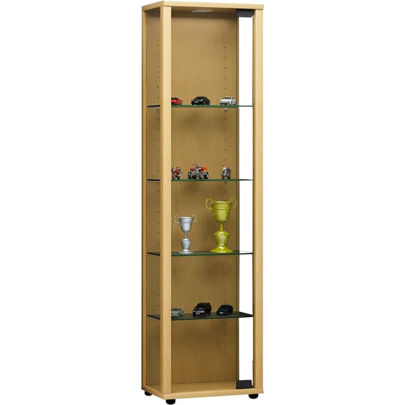 VCM Cabinet Edana Mini Without LED, Beech, 115x33x18 cm
