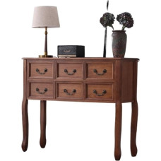 Vickyliou Entrance Table， Vintage Eingangsschrank mit Schubladen - Flur-Aufbewahrungstisch for das Wohnzimmer,Console Table with Storage