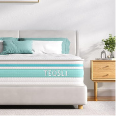 TeQsli Bed Mattress Conventional Gel Foam Small Double (120 x 190 x 25 cm)