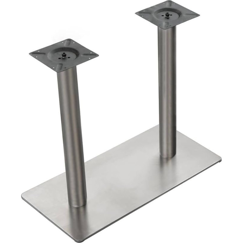 Stainless Steel Double Table Base Table Leg Table Base 80 x40 cm