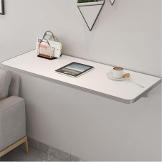 Klapptisch aus Aluminium, Wandmontage, stabiler Metallrahmen, einfache Installation, platzsparendes Design, perfekt für kleine Räume und Heimbüros