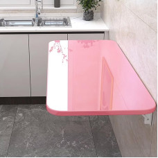 Heavy Duty Wall Mounted Folding Table with Bracket - Space-Saving Design for Laundry Room Kitchen Home Bar & Office - Multifunctional Wall Table for Dining & Work