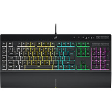 CORSAIR K55 RGB PRO Layout: PT-PT - RGB Foundation Light, Six Macro Com Integration Software Buttons Elgato Stream Deck IP42 Pulse Pause Black