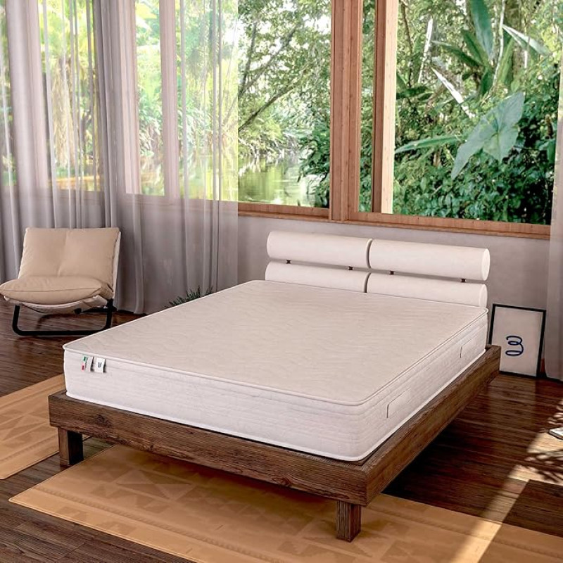 Baldiflex Amazonia Top Mattress 140 x 190 cm Orthopaedic 23 cm Height, Cotton Cover with Handles