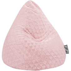 SITTING POINT only by MAGMA Fluffy Hearts Large Bean Bag Approx. 120 Litres Rose (up to Approx. 7 Years)