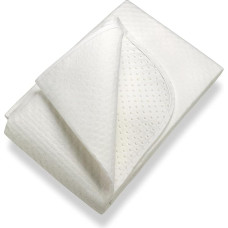 SETEX N450 Mattress Underlay with Grip Pads, Classic Design, White, Polyester, white, 160 x 200 cm