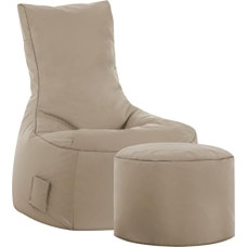 Brava Swing Bean Bag Set + Stool Khaki