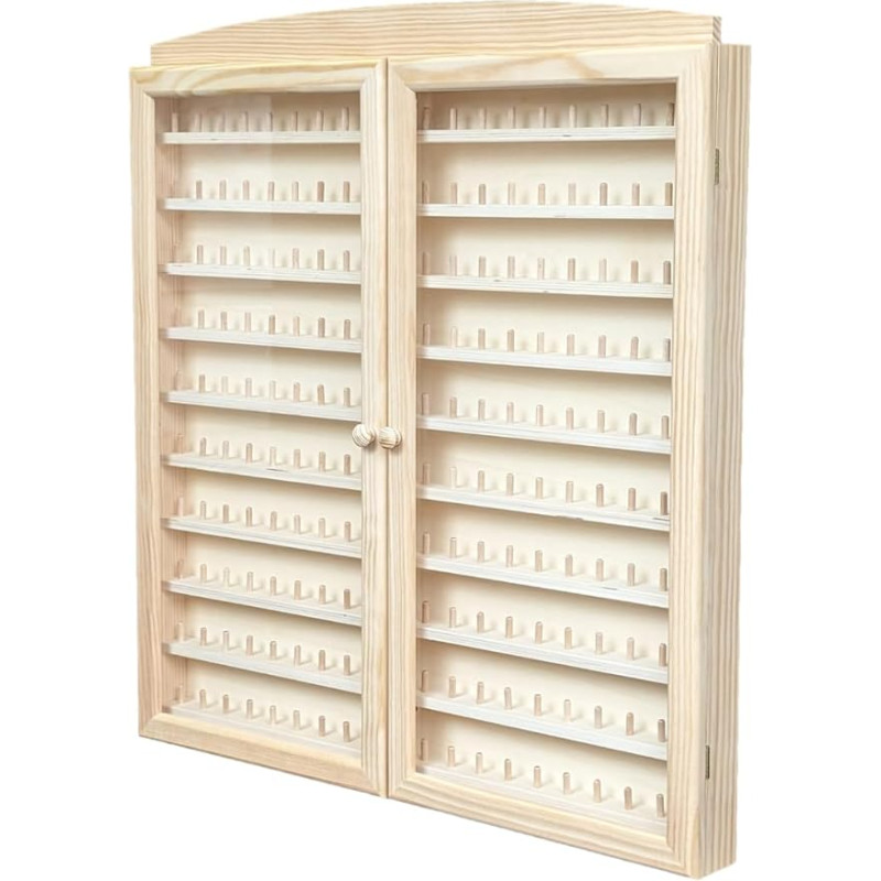 Collector's Display Case Thimbles For 200 Thimbles To Paint In Wood Measures (Wide/Bottom/High): 66 * 6 * 72 cm