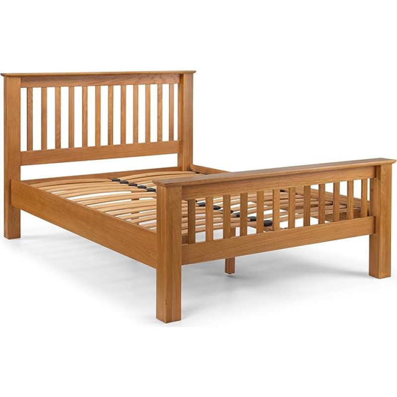 Julian Bowen Amsterdam Oak Bed 150 cm