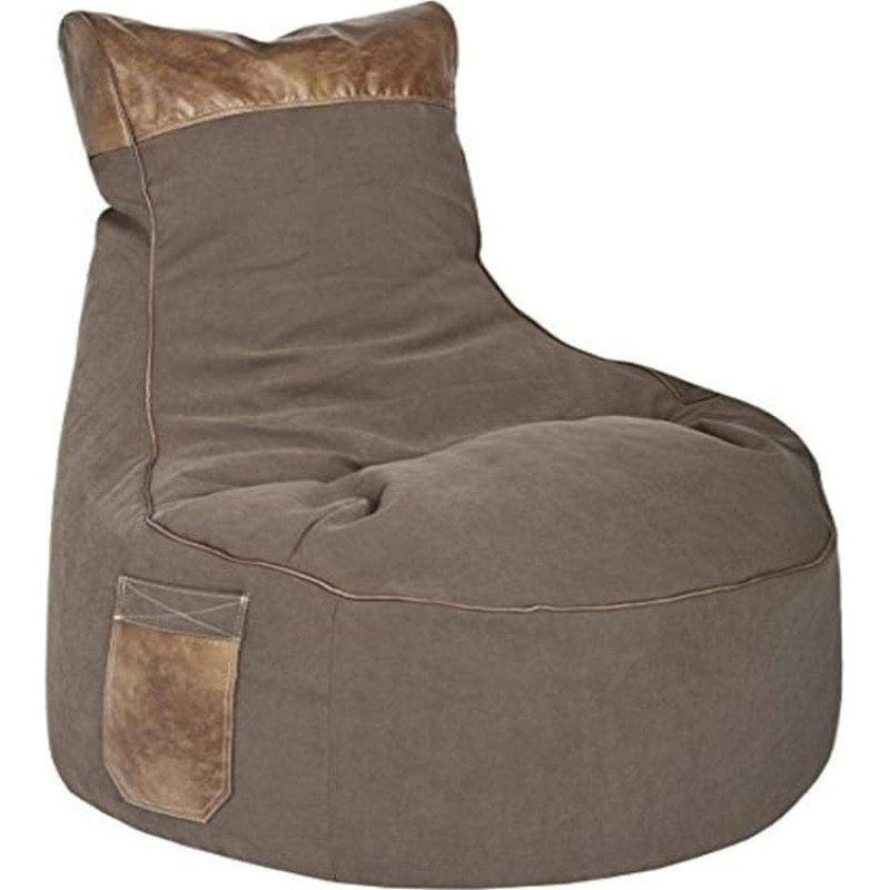 SITTING POINT Only by Magma Jamie Swing Bean Bag Brown