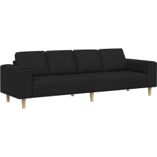SKM Sofa Set Schwarz Stoff,Möbel,Sofas,Schwarz,39.4 kg,3335083
