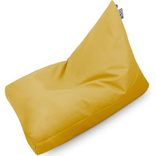HAPPERS Pyramid Bean Bag XL Faux Leather Mustard Interior