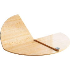 Faltbarer runder Banketttisch für 10-20 Personen, Massivholzplatte, platzsparendes Design für Innen- und Außenveranstaltungen, perfekt für Partys und Versammlungen