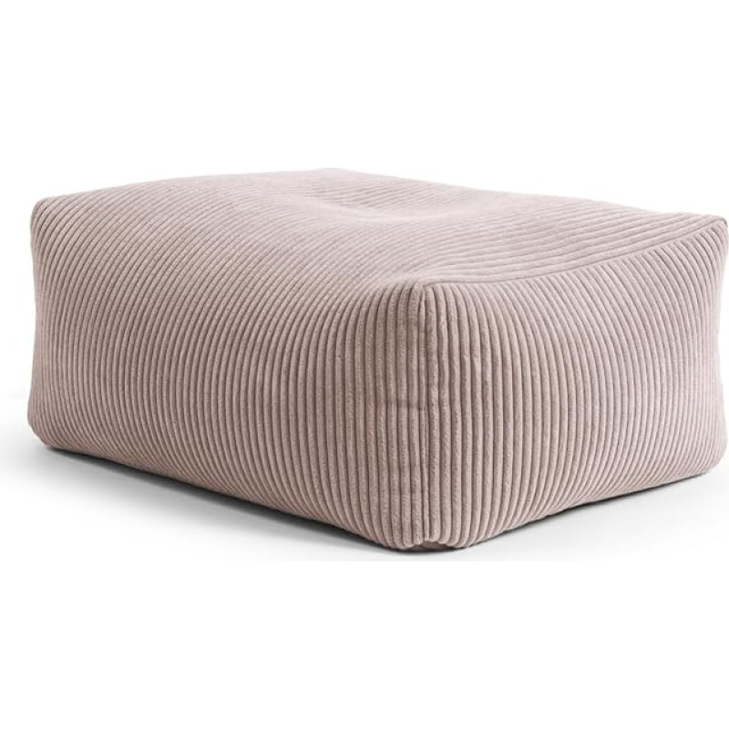 Sitting Point Shara Roll Bean Bag Cord in Rose