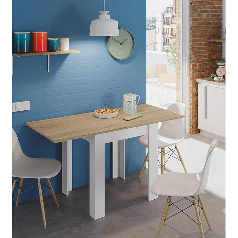 habeig F4589 Folding Kitchen Dining Table 134 x 78 x 67 cm