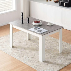 CLIPOP Wooden Dining Table (120 x 80 x 75 cm)