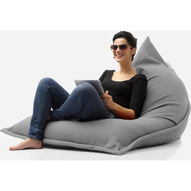 LAZY LIFE PARIS Luxembourg Bean Bag Chair Cover (Without Filling) for Reading Living Room Bedroom Adult Storage Solution Lazy Sofa