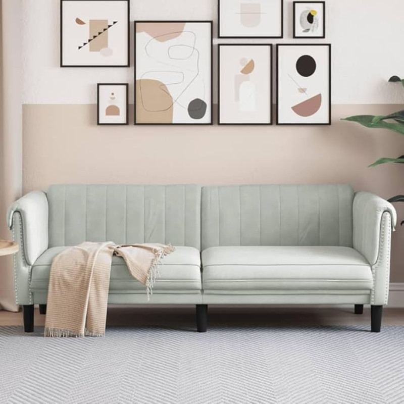 IKAYAA Sofa 3 Seater Couch Set Sofa Set Living Room Couch Sofas Armchair Upholstered Sofa Living Room Sofa Upholstered Couch Lounge Sofa