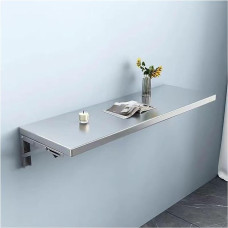 Klappbarer Wandschreibtisch – platzsparendes Tropfenblatt-Design für Zuhause, Büro, Küche oder Essbereich