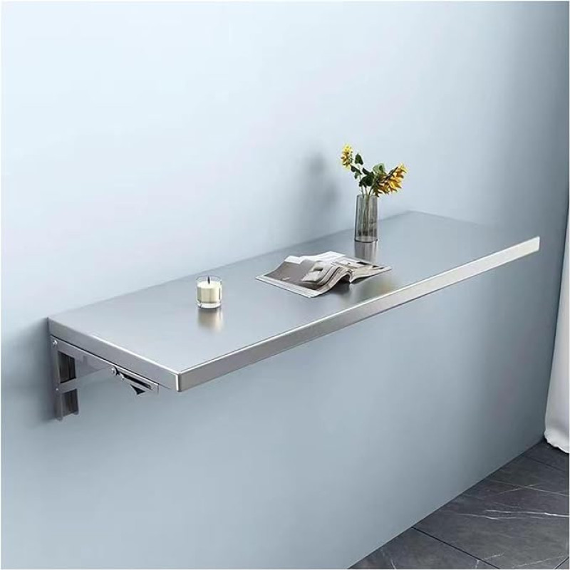 Klappbarer Wandschreibtisch – platzsparendes Tropfenblatt-Design für Zuhause, Büro, Küche oder Essbereich