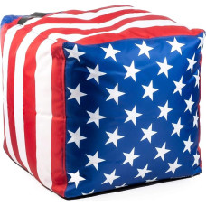 THISCOVER Bean Bag - Flag USA - Stool Stool Seat Chair Living Room Children's Room