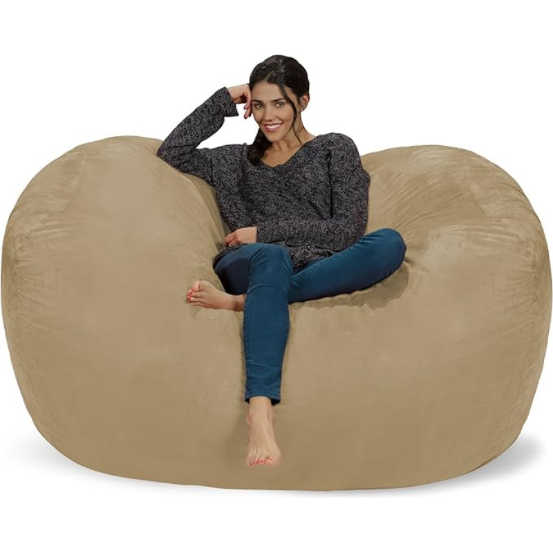 Chill Bag – Bean Bag Chair Druckknopfstiel Lounger Bean Bag, Large
