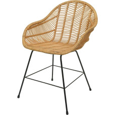 HWC-M28 Dining Room Chair, Kitchen Chair, Wicker Chair, Rattan Chair, Cube Rattan Chair, Metal