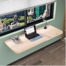 MHUQIA Klappbarer Wandschreibtisch, Klapptisch KüChe, Platzsparender, Herunterklappbarer Schwebender Schreibtisch FüR Das Arbeitszimmer, Drop-Leaf-Tische FüR Kleine BüRos (A 75x25cm)