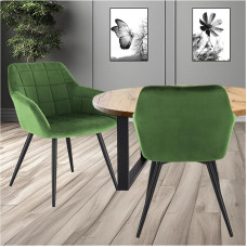 STADO® Living Room Chairs Dining Room Chairs Kitchen Chairs Upholstered Chair Set of 2 Sage
